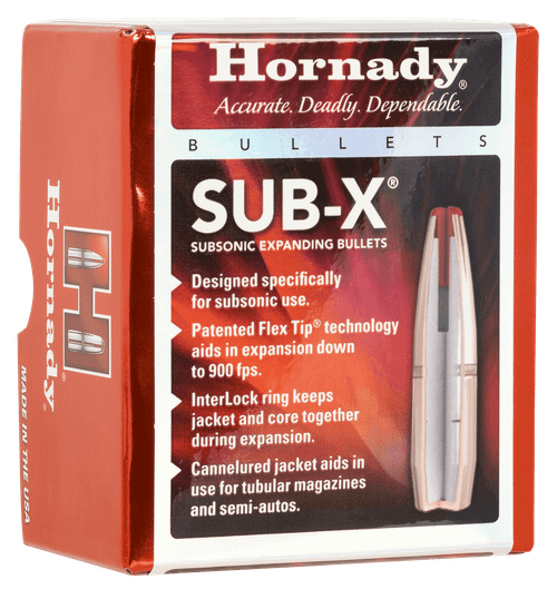 Hornady 3148 Sub-X  7.62x39mm 255 gr 100 Per Box/ 15 Case