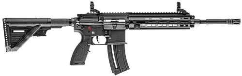 HK 81000401 HK 416  22 LR 20+1 16.10" Black Steel Threaded Barrel Aluminum w/M-LOK & Picatinny Rail Black Aluminum Receiver Black Retractable Stock Right Hand