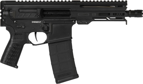 CMMG 30A0E33AB Dissent  300 Blackout 30+1 6.50", Black Cerakote Rec, OEM Grip, Picatinny Buffer Adapter, Zeroed Drop-In Single Stage Trigger