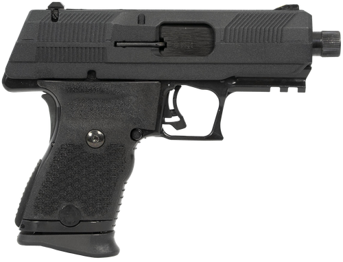 Hi-Point YC9 YC9  9mm Luger 10+1 4.12" Black Steel Threaded Barrel, Black YC9 Styled/Serrated Slide, Black Polymer Frame w/Picatinny Rail, Black Plastic Grips