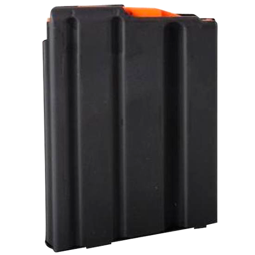 DuraMag 5X23041188CPD SS  5rd 223 Rem/300 Blackout/5.56x45mm NATO for AR-15 Black w/ Orange Follower Detachable