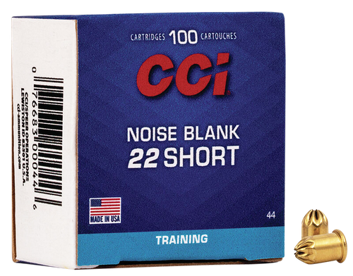 CCI 0044 Noise Blanks  22Short 100 Per Box/50 Case