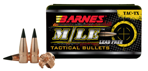Barnes Bullets 30320 TAC-TX M/LE 300Blackout 120gr Flat Base 50/Box