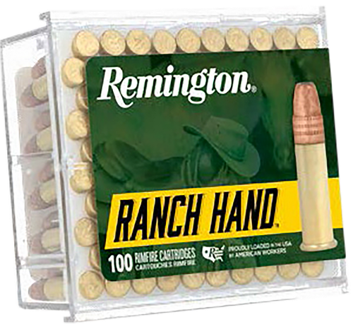Remington Ammunition R21263 Ranch Hand  22LR 40gr Plated Lead Round Nose 100 Per Box/50 Case