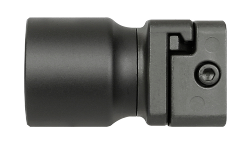 Midwest Industries MISTAPSFBT Picatinny Buffer Tube Adaptor  Side Folding for AR-Platform (Gas Piston System) Black