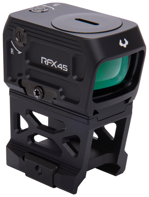 Viridian 9810052 RFX45 Pro Black Anodized 1 x 24 mm x 15.5 mm 5 MOA Green Dot ACRO/RMR/Glock MOS/Picatinny Mounts