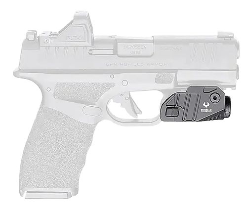 Viridian 9300048 CTL Custom for Springfield Hellcat Pro  Black Anodized 525 Lumens White LED