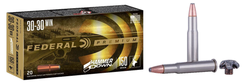 Federal LG30301 Premium HammerDown 30-30Win 150gr Bonded Soft Point 20 Per Box/10 Case