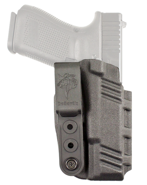 DeSantis Gunhide 137KJA09Z0 Slim-Tuk  IWB Black Kydex Fits S&W Shield X Ambidextrous