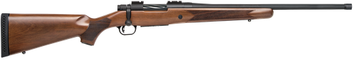 Mossberg 28043 Patriot  Full Size 450 Bushmaster 4+1 20" Matte Blued Fluted Threaded Barrel, Drilled & Tapped Matte Blued Stainless Steel Receiver, Walnut Fixed Stock, Right Hand