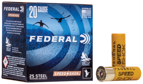 Federal WF2086 Speed-Shok  20Gauge 2.75" 3/4oz 6Shot 25 Per Box/10 Case