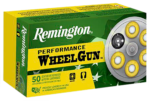 Remington Ammunition 22281 Performance WheelGun  38Special 158gr Lead Round Nose 50 Per Box/10 Case