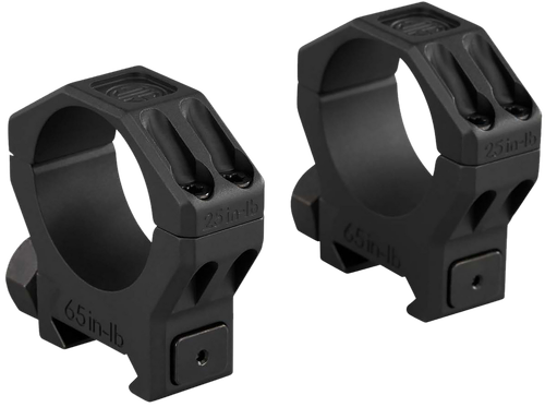 Sig Sauer Electro-Optics SOA63003 Alpha 6 Scope Ring Set Black Stainless Steel 30mm Tube High