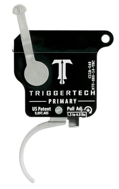 TriggerTech R70SBS14TBC Primary  Single-Stage Traditional Curved Trigger with 1.50-4 lbs Draw Weight for Remington 700 Right