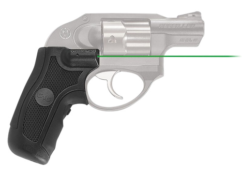 Crimson Trace 0145301 Lasergrips  Fits Ruger LCR/LCRx, Green Laser Black Polymer