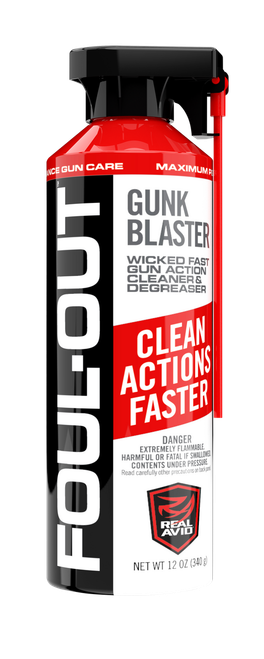 Real Avid AVDCB12A Foul-Out Gun Blaster Cleaner/Degreaser 12 oz Aerosol