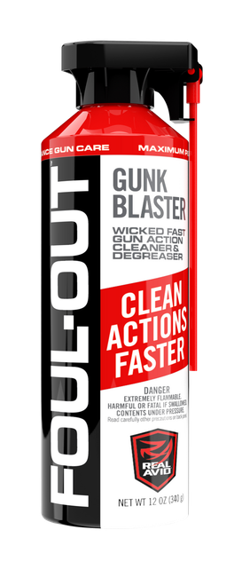 Real Avid AVDCB12A Foul-Out Gun Blaster Cleaner/Degreaser 12 oz Aerosol
