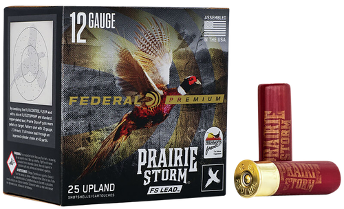 Federal PFX129FS6 Premium Prairie Storm FS 12Gauge 3" 1 5/8oz 6Shot 25 Per Box/10 Case