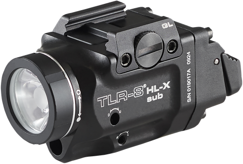 Streamlight 69466 TLR-8  Black Aluminum Glock 43x/48 1,000 Lumens Red Laser