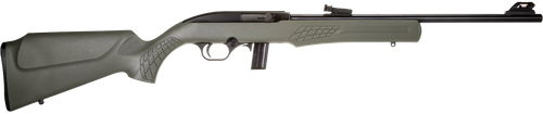 Rossi RS22L1811OD RS22  Semi-Auto 22 LR Caliber with 10+1 Capacity, 18" Barrel, Matte Black Metal Finish & Monte Carlo OD Green Synthetic Stock Right Hand (Full Size)