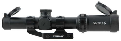 TruGlo TG8516TLR Omnia Tactical Black Anodized 1-6x24mm 30mm Tube Illuminated APTR Reticle