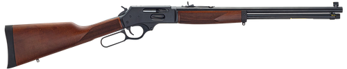 Henry H009G-360BH Side Gate  Full Size 360 Buckhammer 5+1 20" Blued Stainless Steel Barrel, Blued Drilled & Tapped Stainless Steel Receiver, Fixed American Walnut Stock, Right Hand