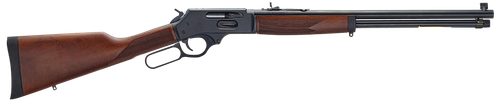 Henry H009G-360BH Side Gate  Full Size 360 Buckhammer 5+1 20" Blued Stainless Steel Barrel, Blued Drilled & Tapped Stainless Steel Receiver, Fixed American Walnut Stock, Right Hand