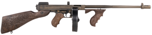 Thompson T150DC6 1927A-1 Bonnie & Clyde .45 Cal 50+1 18" Finned Barrel, Aluminum Receiver Fixed Stock