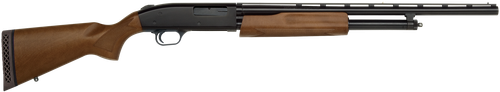 Mossberg 54132 500 Bantam Youth 20 Gauge Pump 3" 5+1 22" Blued Vent Rib Barrel, Blued Steel Receiver, Fixed Hardwood Stock, Right Hand, Accu-Set Chokes
