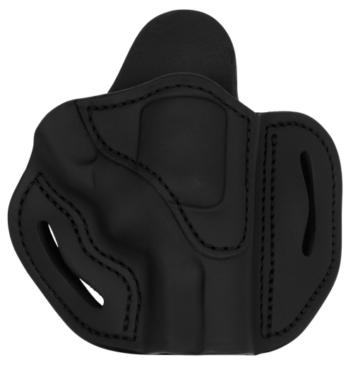 1791 Gunleather RVH2SSBLR RVH2S  OWB Size 02S Stealth Black Leather Belt Slide Fits S&W K Frame Right Hand