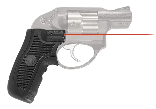 Crimson Trace 0143301 Lasergrips  Fits Ruger LCR/LCRx, Red Laser Black Polymer