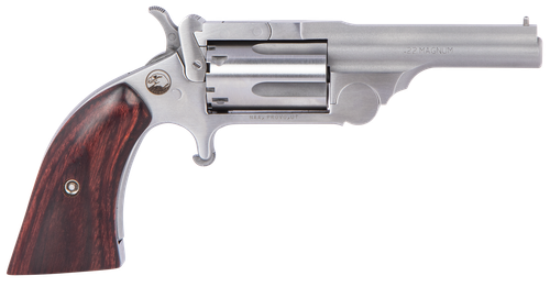 North American Arms 22MCR250 Ranger II  22 LR/22 WMR 5 Shot 2.50" Stainless Steel Barrel, Stainless Steel Frame, Stainless Cylinder, Rosewood Boot Grip, Exposed Hammer