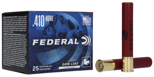 Federal H4126 Game-Shok High Brass 410 Gauge 2.50" 1/2oz 6Shot 25 Per Box/10 Case