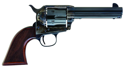 Cimarron AR410 Arizona Ranger  45 Colt (LC) 6 Shot, 4.75" Blue w/Engraved "Arizona Ranger" Steel Barrel, Blued Cylinder, Color Case Hardened Steel Frame, Checkered Walnut Grip, Exposed Hammer