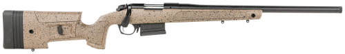 Bergara Rifles B14S351C B-14 HMR 308 Win 5+1 20" Graphite Black Cerakote Barrel, Black Speckled Brown Molded w/Mini-Chassis, Adjustable LOP & Cheek Piece Stock, Right Hand