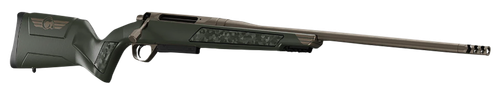 Christensen Arms 8011500400 Evoke  Full Size 270 Win 4+1 22" Burnt Bronze Cerakote #4 Contour Threaded Barrel, Gray w/Bronze Logo Hybrid Hunter w/Picatinny Rail Synthetic Stock