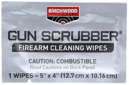 Birchwood Casey 33312 Gun Scrubber Take Alongs 12 Individual Wipes Per Pack
