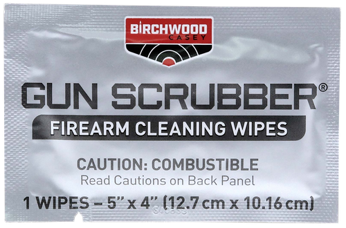 Birchwood Casey 33312 Gun Scrubber Take Alongs 12 Individual Wipes Per Pack