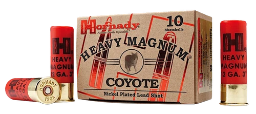 Hornady 86224 Heavy Magnum Coyote 12 Gauge 3" 1 oz 00 Buck Shot 10 Per Box/ 10 Case