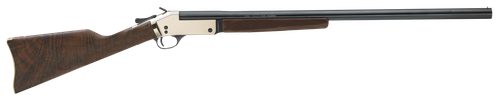 Henry H015B20 Single Shot  20 Gauge with 26" Blued Barrel, 3" Chamber, 1rd Capacity, Polished Brass Metal Finish & American Walnut Stock Right Hand (Full Size)