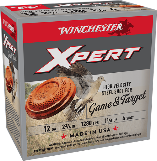 Winchester Ammo WE12GTH6 Super X Xpert High Velocity 12Gauge 2.75" 1 1/8oz 6Shot 25 Per Box/10 Case