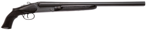 Charles Daly 930385 500  12 Gauge Break Open 2 20" Black Side By Side Barrel, Black Receiver, Black Wood Stock, Includes Pistol Grip
