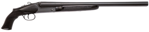 Charles Daly 930385 500  12 Gauge Break Open 2 20" Black Side By Side Barrel, Black Receiver, Black Wood Stock, Includes Pistol Grip