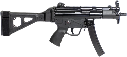 Century Arms HG6035SB-N AP5 P 9mm Luger 30+1 5.75" Threaded Barrel, Polymer Picatinny Rail Receiver, Black Synthetic SB Tactical Brace, Black Polymer Grip