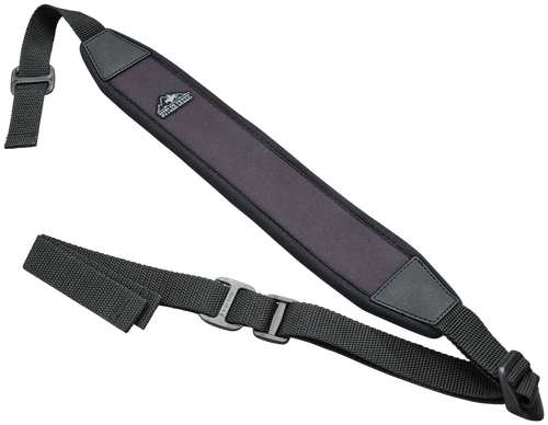 Butler Creek 80073 Easy Rider Rifle Sling Black Neoprene w/Sharkskin Back 48" OAL 2.5" Wide Adjustable Design