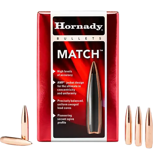 Hornady 2278 Match  22 Cal .224 68 gr Hollow Point Boat Tail Match 100 Per Box/ 40 Case