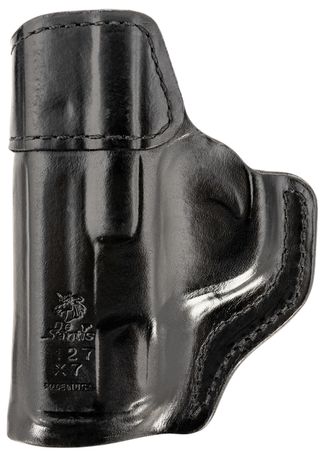 DeSantis Gunhide 127BAX7Z0 Inside Heat  IWB Black Leather Belt Clip Fits S&W M&P Shield 9/40 Right Hand