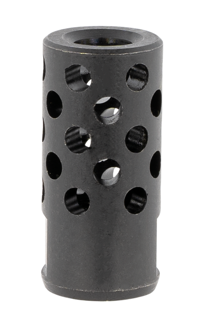 Ruger 90699 Radial Ported Muzzle Brake Black Oxide Steel 1/2"x28 Threads 1.75" OAL .8" Diameter, 35 Cal
