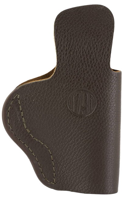 1791 Gunleather FCD4BRWL Fair Chase  IWB Size 04 Brown Leather Deer Hide Belt Clip Fits Glock 17/19 Left Hand
