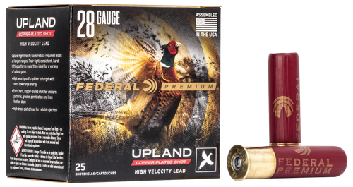 Federal P2838 Premium Wing-Shok High Velocity 28Gauge 2.75" 3/4oz 8Shot 25 Per Box/10 Case